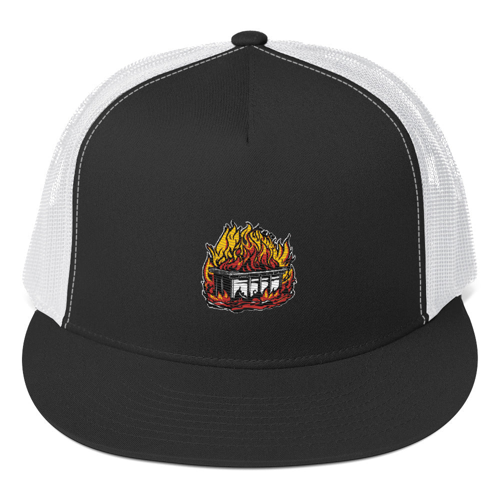 Dumpster Fire Trucker Cap